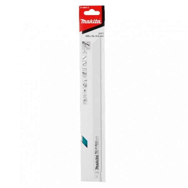 Makita B-16857-2 - 305mm 10-14TPI BI-Metal Reciprocating Saw Blade For Wood & Metal Cutting - 2 Piece Saw Blades